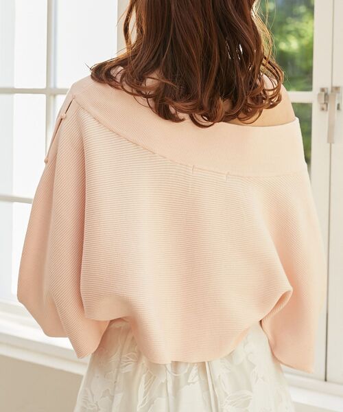 MAJESTIC LEGON(マジェスティックレゴン)の「2wayオフショルドルマンニット(ニット/セーター・レディース・アイボリー/ライトピンク/ライトブルー/ライトグレー・MEDIUM)」の20枚目の写真