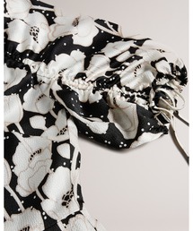 TED BAKER フラワープリントドレス サイズ0 Ted Baker（テッドベーカー）の「ABRIEE フラワープリント
