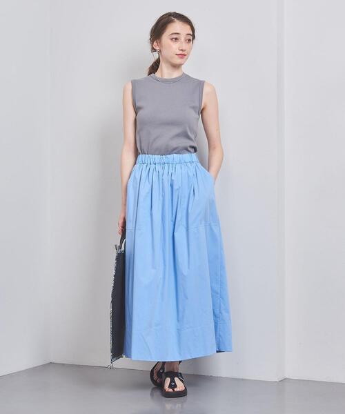 UNITED ARROWS C/P パッチポケット ギャザースカート値下げです UNITED ARROWS（ユナイテッドアローズ）の「C/P パッチポケット