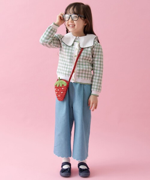 anyfam ボレロカーディガン チェックジャンパースカート フォーマル 120 チェックジャンパースカート / any FAM KIDS | ファッション通販