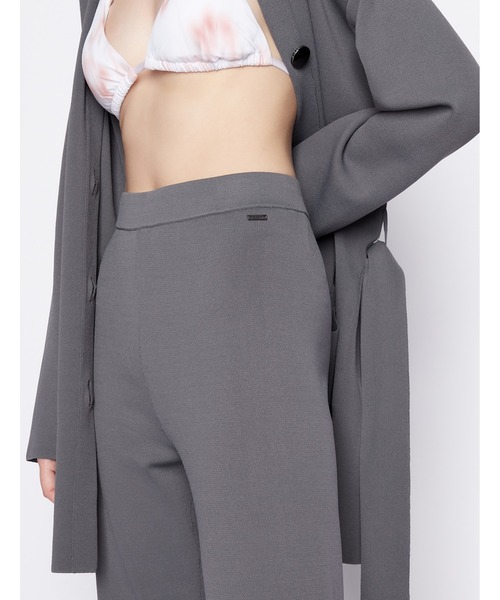 【AX】ARMANI EXCHANGE ライトグレー　レディース　パンツスーツ ARMANI EXCHANGE（アルマーニエクスチェンジ）の「【A|X アルマーニ