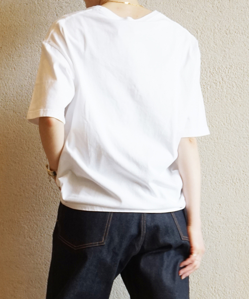 セール】プリントT knock on wood（WHT）（Tシャツ/カットソー
