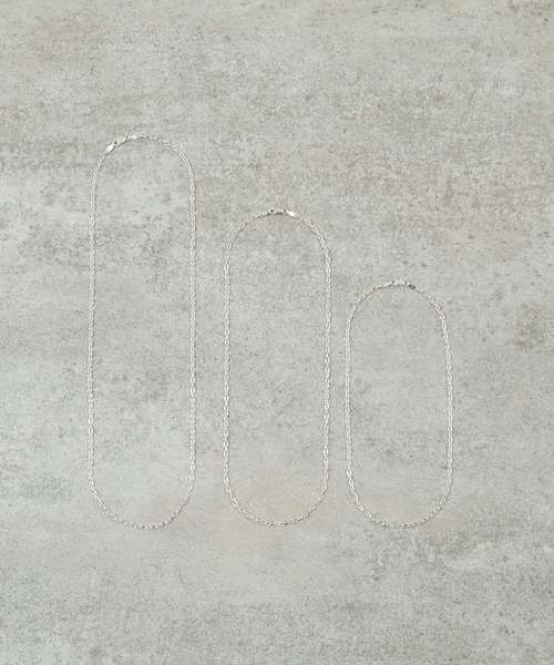 And A（アンドエー）の「And A アンドエー / Link chain necklace ロロマリーナチェーンネックレス チョーカー シルバ－925（ネックレス・メンズ・シルバー・50cm/40cm/60cm）」の8枚目の写真