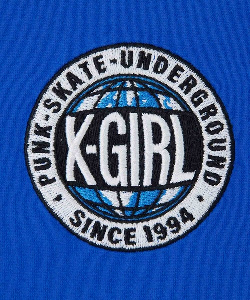 X-girl(エックスガール)の「WORLD LOGO S/S FITTED TEE DRESS(ワンピース・レディース・ブルー/ブラック/ホワイト・S/M)」の7枚目の写真