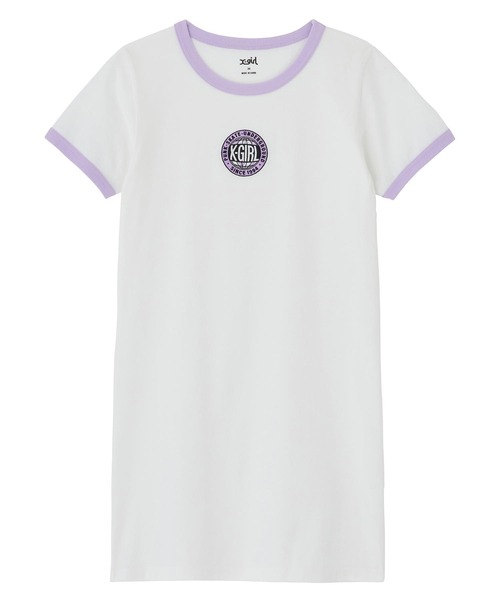 X-girl(エックスガール)の「WORLD LOGO S/S FITTED TEE DRESS(ワンピース・レディース・ブルー/ブラック/ホワイト・S/M)」の17枚目の写真