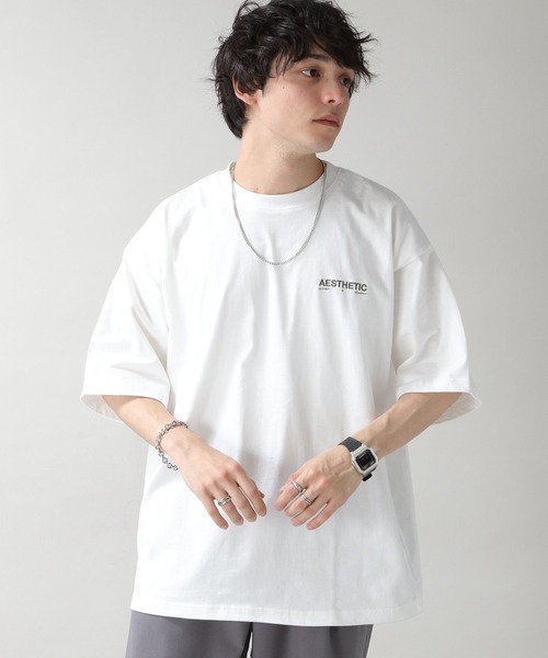 RAGEBLUE(レイジブルー)の「天竺/バックプリントフォトTシャツ(Tシャツ/カットソー・メンズ・ブラック/ブルー/ホワイト/ベージュ・LARGE/SMALL/MEDIUM)」の7枚目の写真