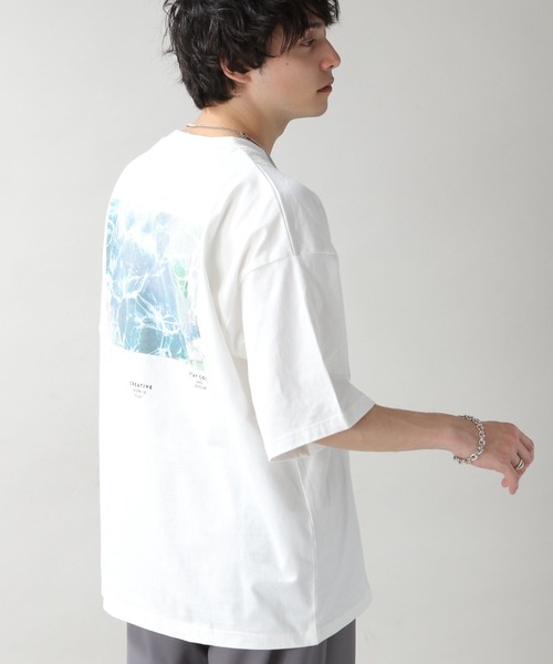 RAGEBLUE(レイジブルー)の「天竺/バックプリントフォトTシャツ(Tシャツ/カットソー・メンズ・ブラック/ブルー/ホワイト/ベージュ・LARGE/SMALL/MEDIUM)」の9枚目の写真