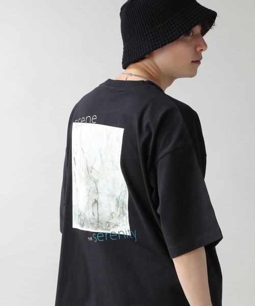 RAGEBLUE(レイジブルー)の「天竺/バックプリントフォトTシャツ(Tシャツ/カットソー・メンズ・ブラック/ブルー/ホワイト/ベージュ・LARGE/SMALL/MEDIUM)」の18枚目の写真