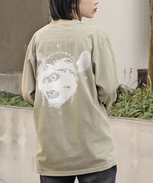 LONELY(論理)/ロンリー RANPO 長袖Tシャツ ロンT グラフィック バックプリント ロゴ