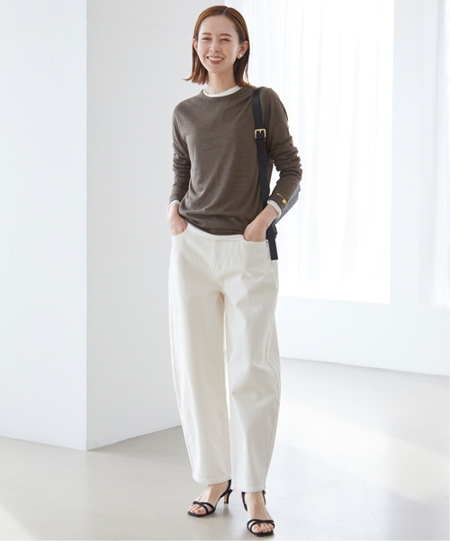 スローブイエナ　SLOBE IENA スラブ天竺クルーネックロンTEE 2枚 SLOBE IENA（スローブイエナ）の「《追加2》スラブ天竺クルー