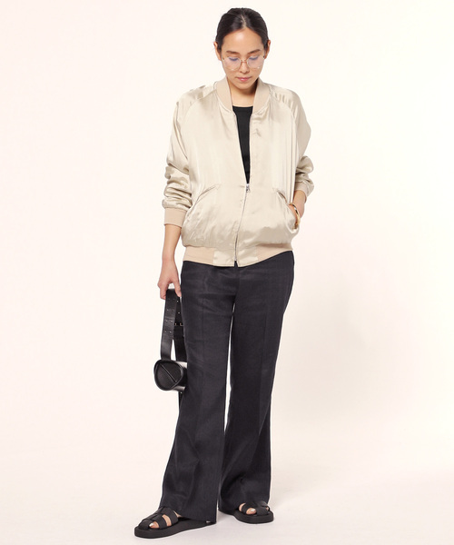 AP STUDIO（エーピーストゥディオ）の「コンパクトリブタンクトップ（タンクトップ・レディース・ブラック/ホワイト・FREE）」の15枚目の写真