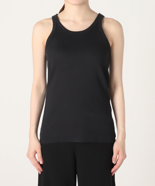AP STUDIO（エーピーストゥディオ）の「コンパクトリブタンクトップ（タンクトップ・レディース・ブラック/ホワイト・FREE）」の9枚目の写真