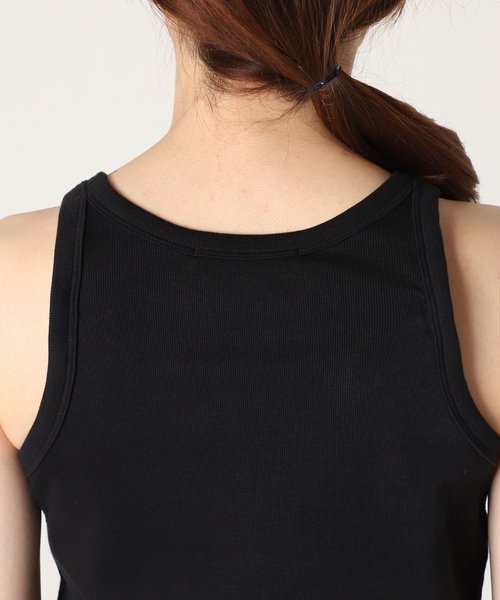 AP STUDIO（エーピーストゥディオ）の「コンパクトリブタンクトップ（タンクトップ・レディース・ブラック/ホワイト・FREE）」の16枚目の写真