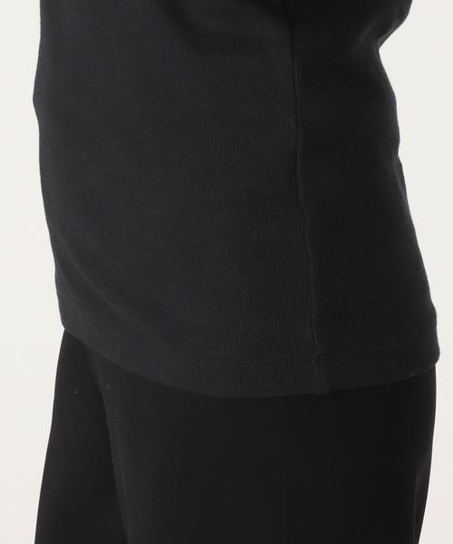 AP STUDIO（エーピーストゥディオ）の「コンパクトリブタンクトップ（タンクトップ・レディース・ブラック/ホワイト・FREE）」の5枚目の写真