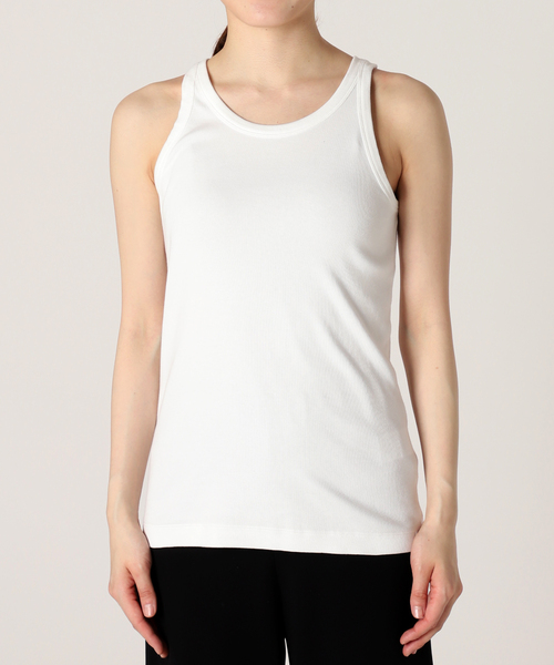 AP STUDIO（エーピーストゥディオ）の「コンパクトリブタンクトップ（タンクトップ・レディース・ブラック/ホワイト・FREE）」の19枚目の写真