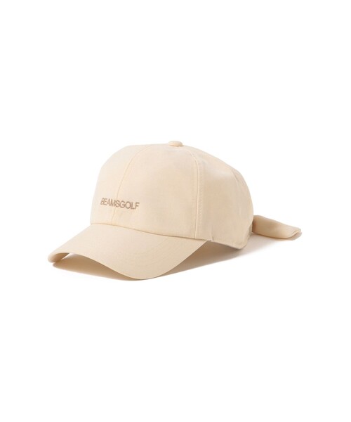 BEAMS GOLF（ビームスゴルフ）の「〈WOMEN〉BEAMS GOLF / リネンライク バックリボン キャップ（キャップ・レディース・ピンク/グリーン/ベージュ/ネイビー・FREE）」の20枚目の写真