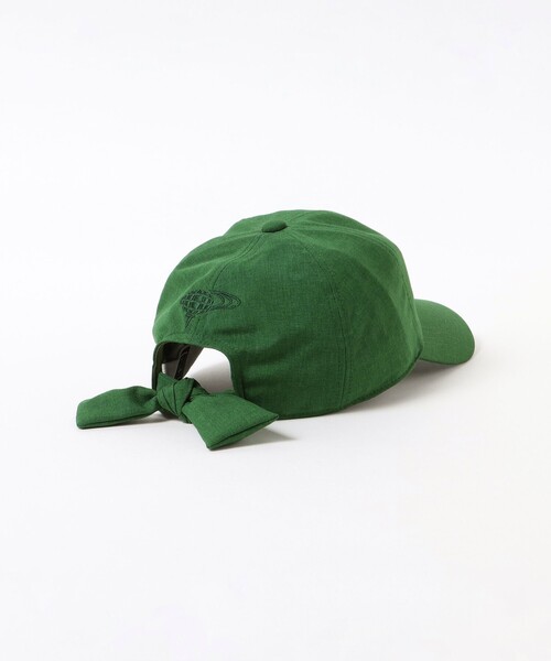 BEAMS GOLF（ビームスゴルフ）の「〈WOMEN〉BEAMS GOLF / リネンライク バックリボン キャップ（キャップ・レディース・ピンク/グリーン/ベージュ/ネイビー・FREE）」の14枚目の写真