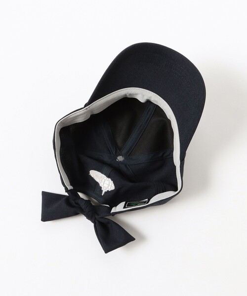 BEAMS GOLF（ビームスゴルフ）の「〈WOMEN〉BEAMS GOLF / リネンライク バックリボン キャップ（キャップ・レディース・ピンク/グリーン/ベージュ/ネイビー・FREE）」の6枚目の写真