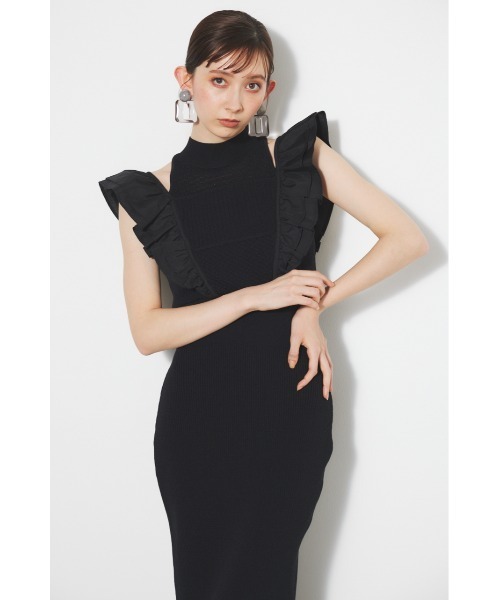 rienda（リエンダ）の「2WAYショルダーフリルクロシェタイト