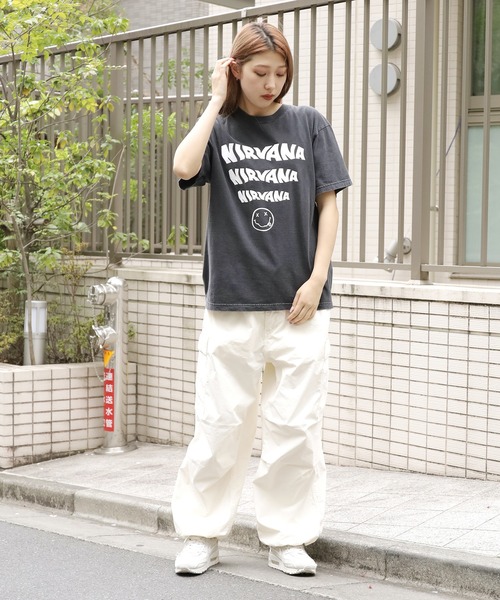 GOOD ROCK SPEED(グッドロックスピード)の「GOOD ROCK SPEED/グッドロックスピード NIRVANA Tシャツ(Tシャツ/カットソー・メンズ・ブラック・M/XL/S)」の15枚目の写真