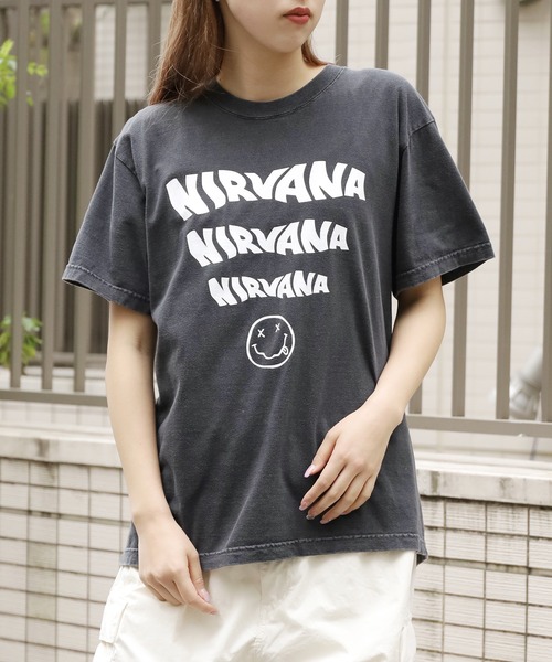 GOOD ROCK SPEED(グッドロックスピード)の「GOOD ROCK SPEED/グッドロックスピード NIRVANA Tシャツ(Tシャツ/カットソー・メンズ・ブラック・M/XL/S)」の14枚目の写真