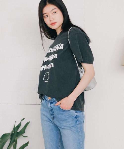 GOOD ROCK SPEED(グッドロックスピード)の「GOOD ROCK SPEED/グッドロックスピード NIRVANA Tシャツ(Tシャツ/カットソー・メンズ・ブラック・M/XL/S)」の12枚目の写真
