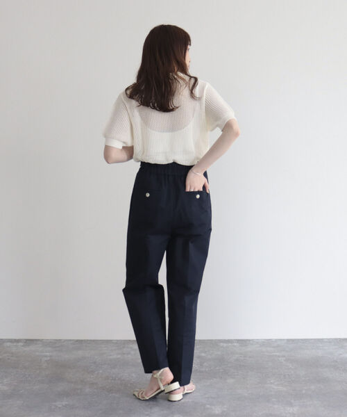 fredy emue(フレディエミュ)の「【fredyemueフレディエミュ】マリンテーパードパンツ(その他パンツ・レディース・ネイビー/ベージュ/オフホワイト・38/36)」の13枚目の写真
