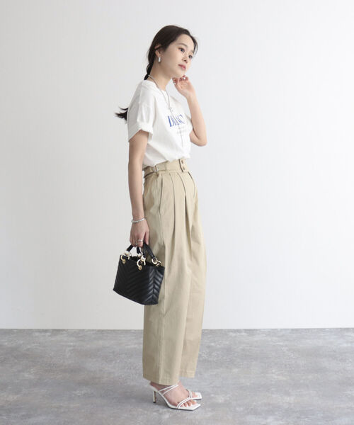 fredy emue(フレディエミュ)の「【fredyemueフレディエミュ】マリンテーパードパンツ(その他パンツ・レディース・ネイビー/ベージュ/オフホワイト・38/36)」の20枚目の写真