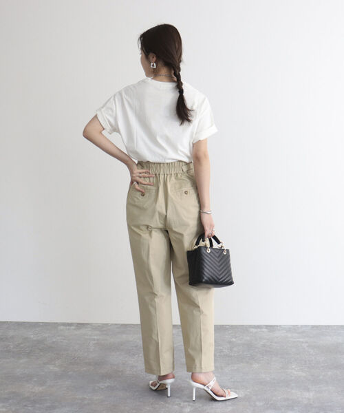 fredy emue(フレディエミュ)の「【fredyemueフレディエミュ】マリンテーパードパンツ(その他パンツ・レディース・ネイビー/ベージュ/オフホワイト・38/36)」の21枚目の写真