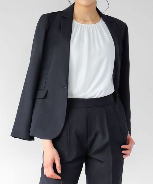 【セール】【セットアップ可能】テーラードジャケット フォーマル セレモニー 卒業式 卒園式 入学式 入園式 ビジネス オケージョン【洗える】（テーラードジャケット）｜Flolia（フロリア）