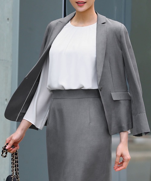 【セール】【セットアップ可能】テーラードジャケット フォーマル セレモニー 卒業式 卒園式 入学式 入園式 ビジネス オケージョン【洗える】（テーラードジャケット）｜Flolia（フロリア）