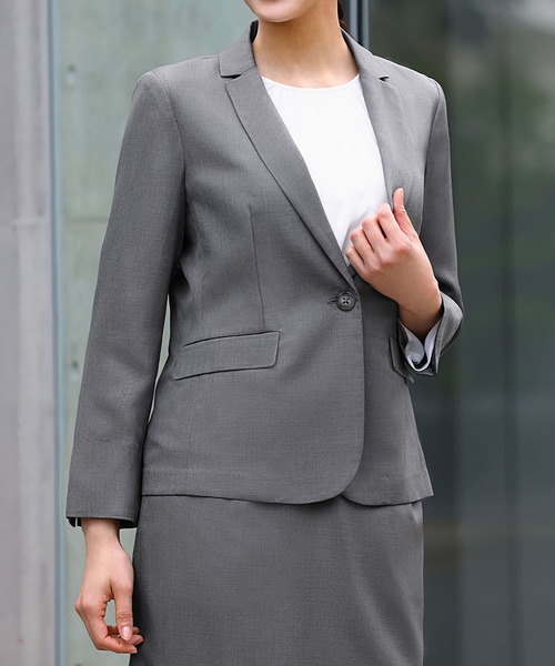 【セール】【セットアップ可能】テーラードジャケット フォーマル セレモニー 卒業式 卒園式 入学式 入園式 ビジネス オケージョン【洗える】（テーラードジャケット）｜Flolia（フロリア）