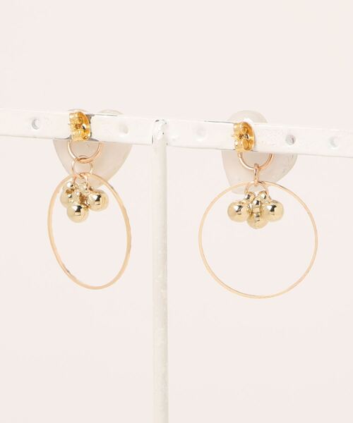 tone(トーン)の「【S.coeuf】【S.coeuf】2way金属アレルギー対応ピアス お花のマットハート×リング(MA)(ピアス(両耳用)・レディース・ピンク/ブルー・FREE)」の4枚目の写真