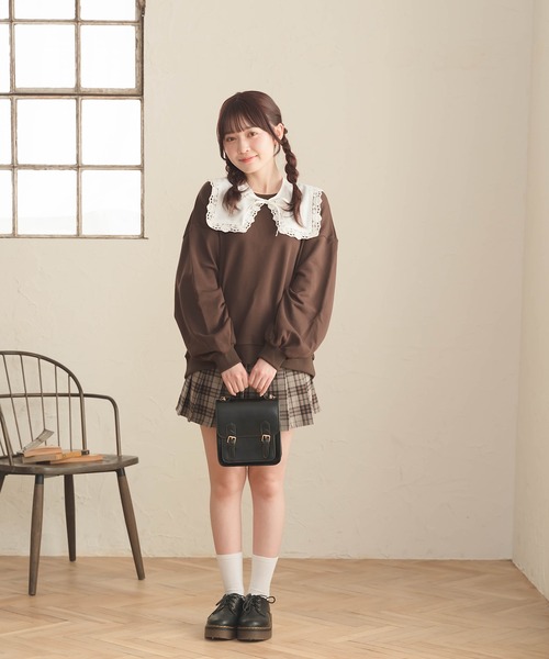 Cham.（チャム）の「レースビッグつけ襟（付け襟・レディース・ホワイト/ベージュ・FREE）」の8枚目の写真