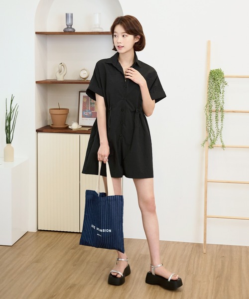 UNE MANSION(ユヌマンション)の「【UNE MADE】UNE MANSION ロゴデニムトートバッグ(トートバッグ・レディース・ブルー/ライトブルー・ONE SIZE)」の9枚目の写真