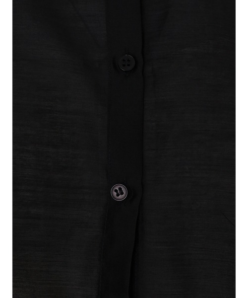 MERCURYDUO（マーキュリーデュオ）の「クロップドシアーシャツ（シャツ/ブラウス・レディース・ブラック/オフホワイト/ピンク・FREE）」の18枚目の写真