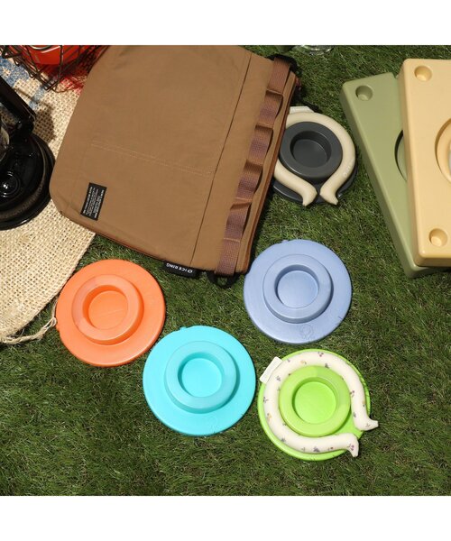 Ampersand(アンパサンド)の「アイスフィットミニ(アウトドアグッズ・キッズ・オフホワイト/オレンジ/ターコイズブルー/パープル/チャコール/ライム・LARGE/SMALL/MEDIUM)」の7枚目の写真