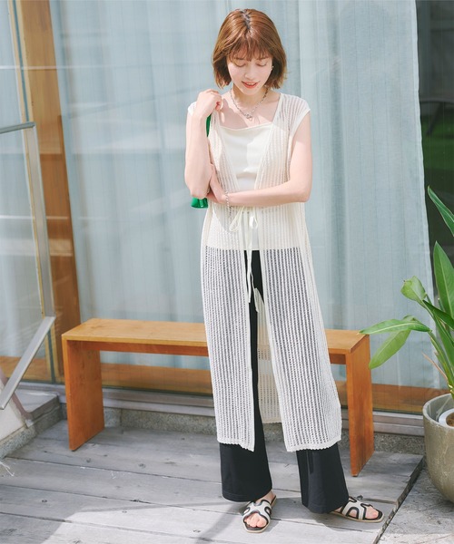 titivate（ティティベイト）の「スリムセミフレアパンツ（その他パンツ・レディース・ライトベージュ/ブラック/チャコール・L/M/S）」の11枚目の写真