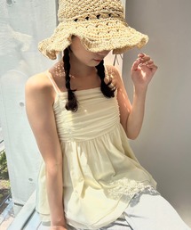 one after another NICE CLAUP | シャーリングデザインキャミビスチェ(キャミソール)