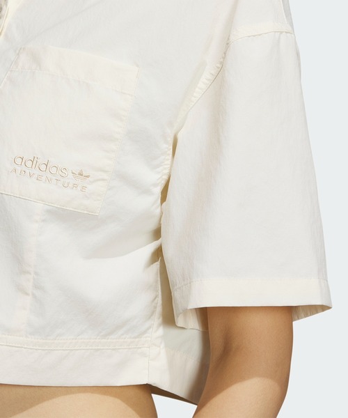 アウトドア半袖シャツ/クロップド丈/アディダスオリジナルスadidasOriginals