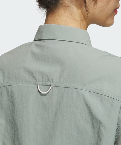 アウトドア半袖シャツ/クロップド丈/アディダスオリジナルスadidasOriginals