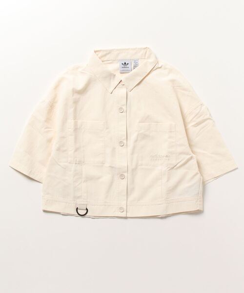 アウトドア半袖シャツ/クロップド丈/アディダスオリジナルスadidasOriginals