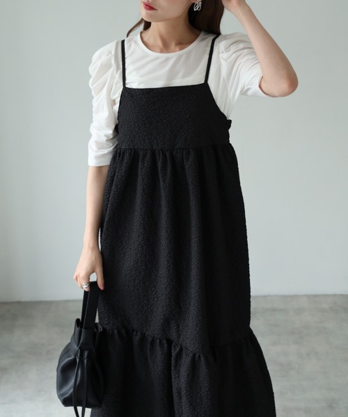 ZOZO限定】エンボスキャミワンピース（ワンピース）｜tocco