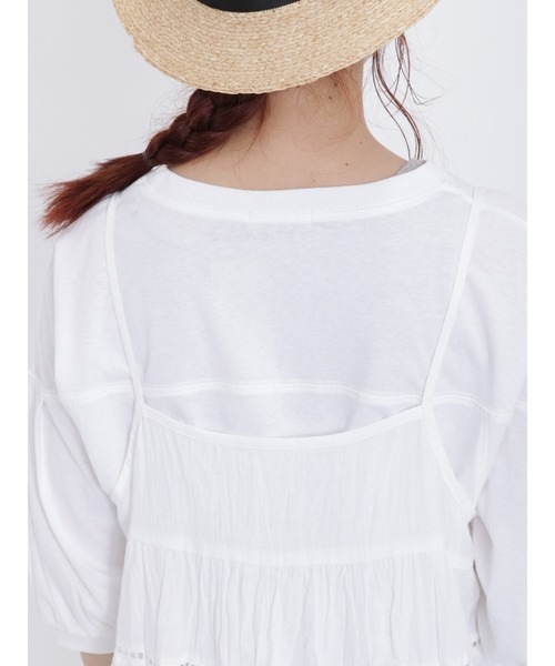 サマンサモスモス＊MAISON KAYSERTシャツ＊刺繍キャミチュニック サマンサモスモス＊MAISON KAYSERTシャツ＊刺繍キャミチュニック