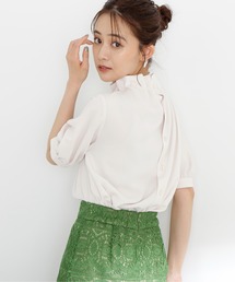 N.(N. Natural Beauty Basic) | ◆ペーパーバック5分袖ブラウス(シャツ/ブラウス)