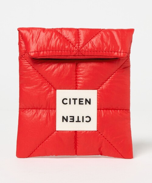 CITEN（シテン）の「＜CITEN＞パデッド ポーチ M（ポーチ・レディース・ピンク/ホワイト/ライトブルー/ブラック/シルバー/オレンジ系その他/ライトグレー/ベージュ/イエロー/ロイヤルブルー/ダークグリーン/ライトピンク/ワインレッド/オレンジ/ネイビー/ライム/クリーム/その他4/ダークブラウン/レッド/ダークグレー/その他3・FREE）」の16枚目の写真