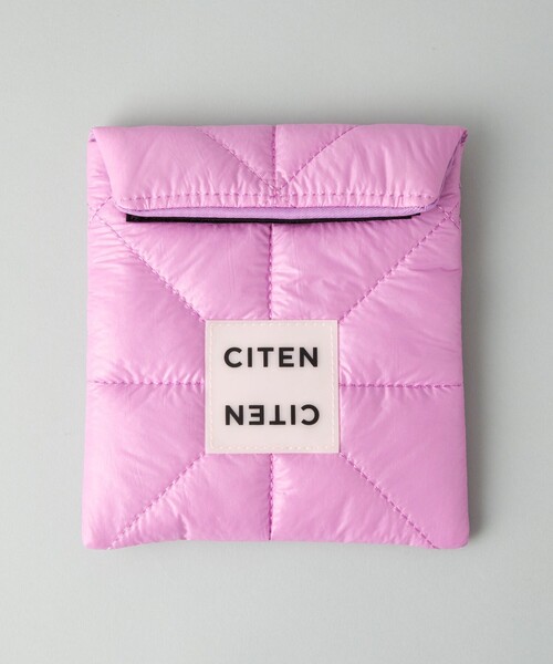 CITEN（シテン）の「＜CITEN＞パデッド ポーチ M（ポーチ・レディース・ピンク/ホワイト/ライトブルー/ブラック/シルバー/オレンジ系その他/ライトグレー/ベージュ/イエロー/ロイヤルブルー/ダークグリーン/ライトピンク/ワインレッド/オレンジ/ネイビー/ライム/クリーム/その他4/ダークブラウン/レッド/ダークグレー/その他3・FREE）」の14枚目の写真