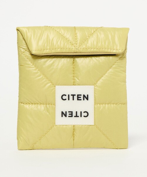 CITEN（シテン）の「＜CITEN＞パデッド ポーチ M（ポーチ・レディース・ピンク/ホワイト/ライトブルー/ブラック/シルバー/オレンジ系その他/ライトグレー/ベージュ/イエロー/ロイヤルブルー/ダークグリーン/ライトピンク/ワインレッド/オレンジ/ネイビー/ライム/クリーム/その他4/ダークブラウン/レッド/ダークグレー/その他3・FREE）」の7枚目の写真