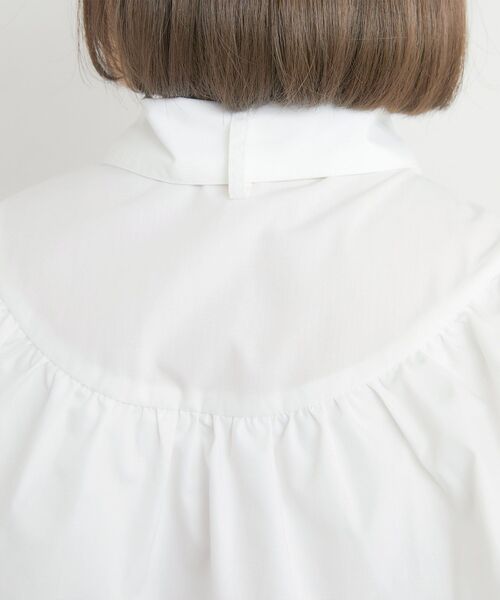 ems excite(エムズエキサイト)の「VフリルボウタイBL(シャツ/ブラウス・レディース・ホワイト/ブルー系その他/ピンク・FREE)」の18枚目の写真