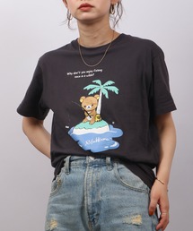 Rilakkuma 天竺 クルーネック 半袖Ｔシャツ